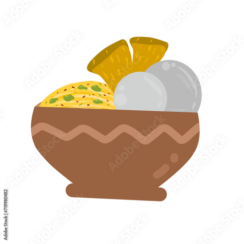 Indonesian food bakso 
