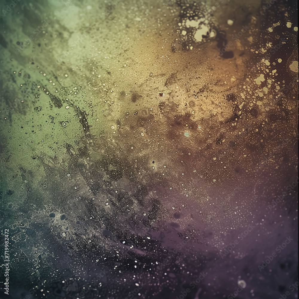Abstract pastel holographic blurred grainy gradient background texture. Colorful digital grain soft noise effect pattern. 