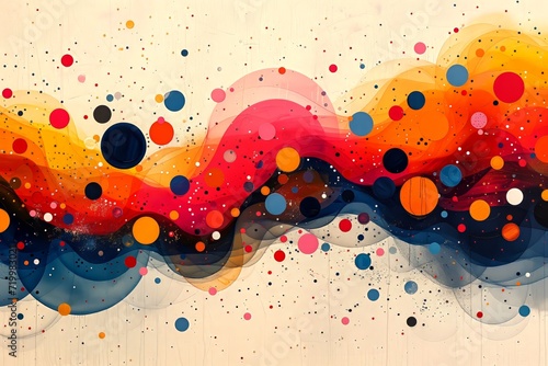 Lots of colorful dots.