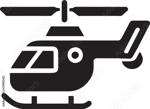 helicopter icon with a mountain backdrop  icon