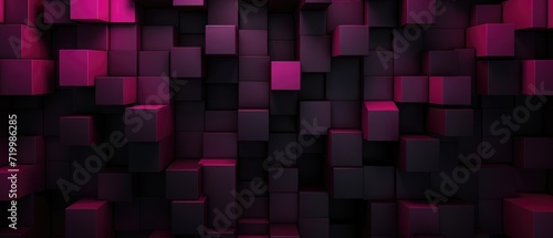 Captivating abstract texture featuring dark geometric patterns in luxurious pink and black  adding a sense of opulence and sophistication  Ai Generated.