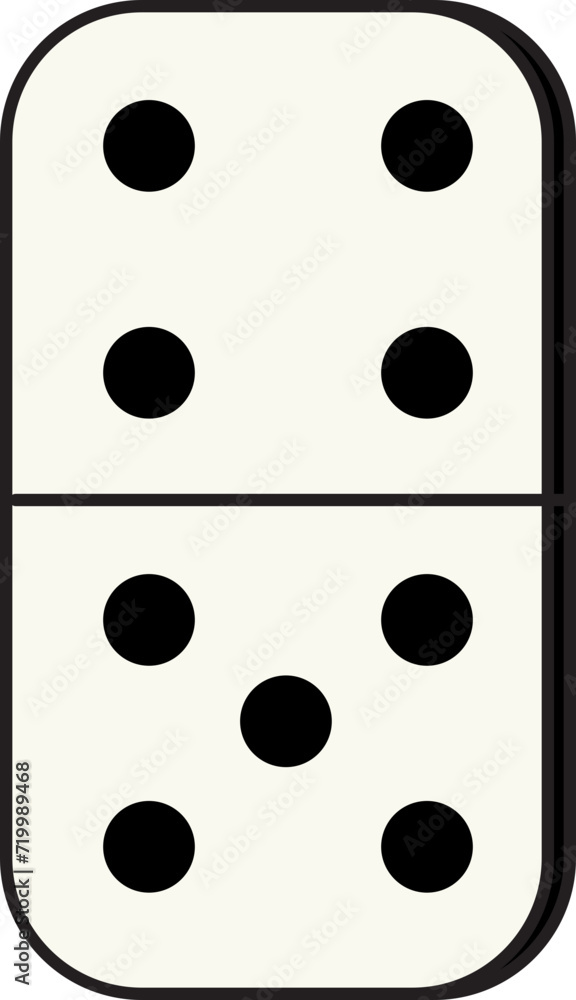 Fototapeta premium domino illustration