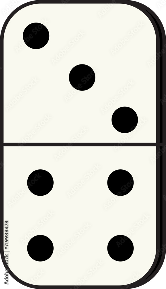 Fototapeta premium domino illustration