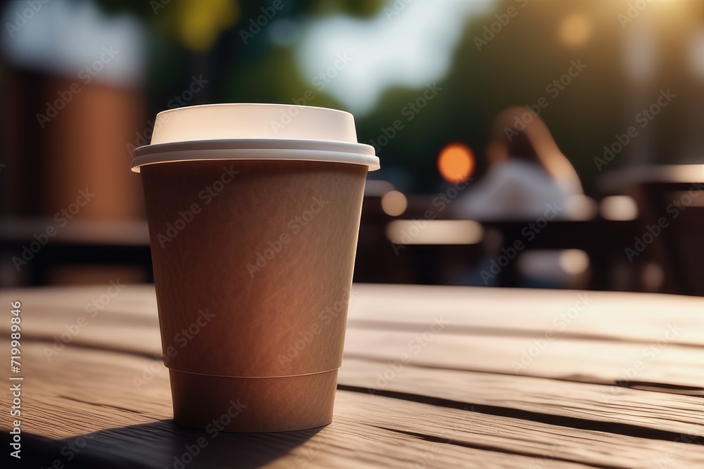 cup of coffee on the table cup of coffee on the table