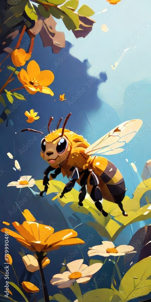 bee illustration bee illustration