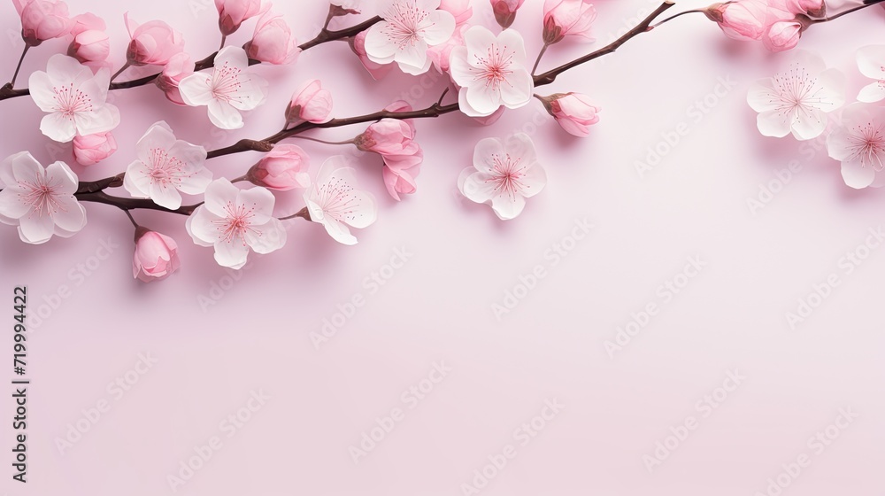 Pink Background, pastel, pink on a white, pastel texture Background, Generative AI