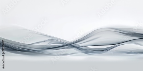 Smoke wave of Chinese style , with flowing gracefully across a pristine white surface.