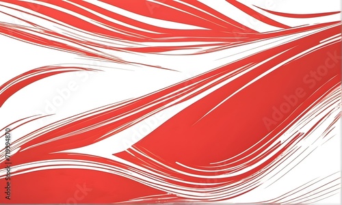 Brash stroke red color illustration.	