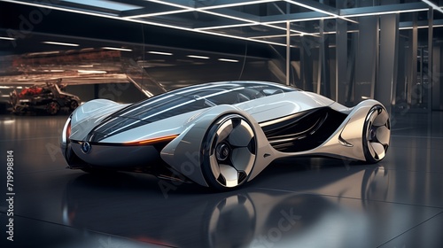  "Future, sports car, futuristic design car, future electric car, future hydrogen car, future-oriented automobile." 