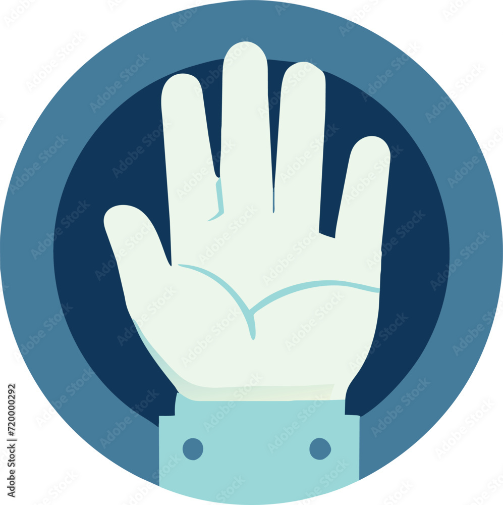 Obraz premium the fastest hand, icon