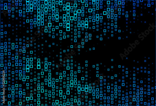 Dark BLUE vector texture in rectangular style.