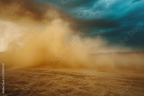 Photography of Dust Storm