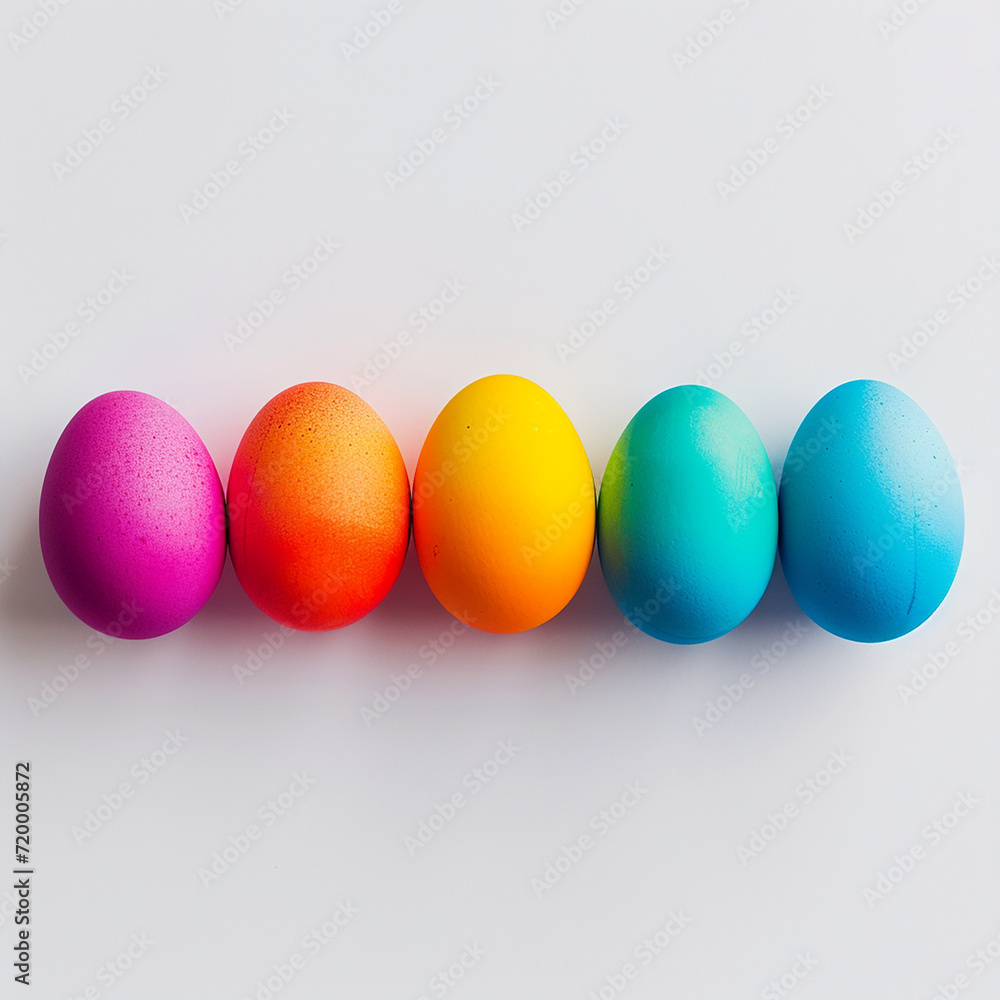 AI art colorful egg background カラフルな卵の背景 AI art colorful egg background カラフルな卵の背景