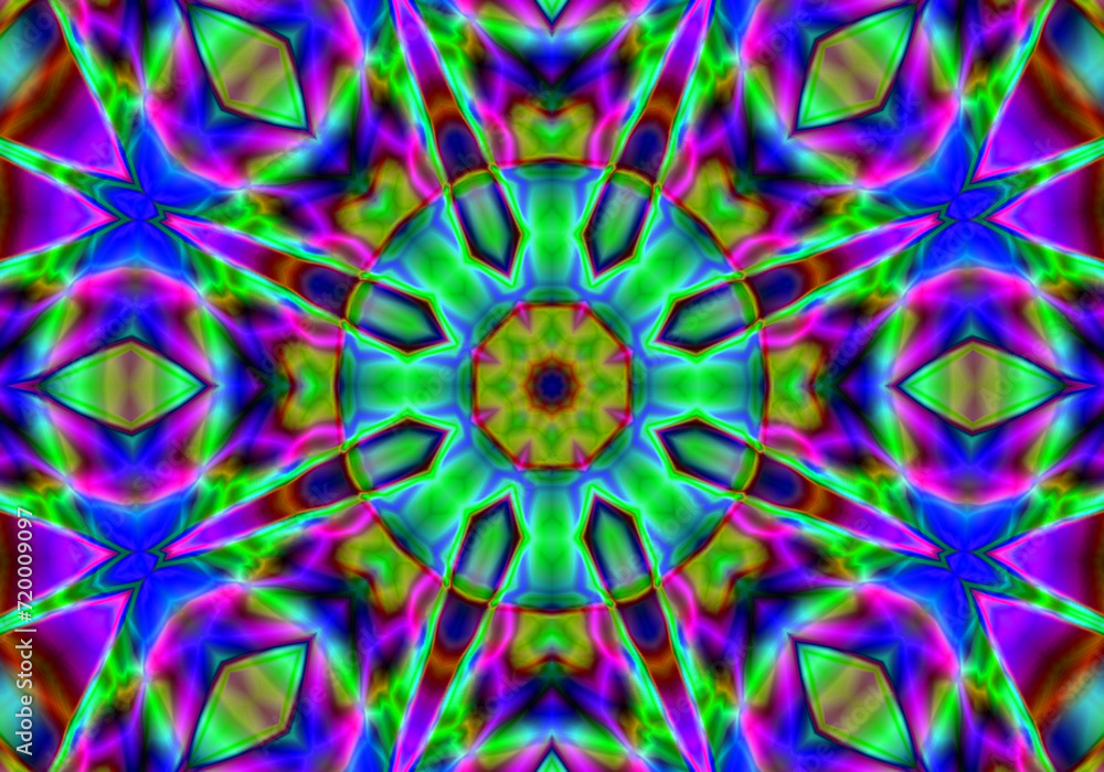 psychedelic background. bright colorful patterns. Abstract kaleidoscope  pattern. pattern for design.