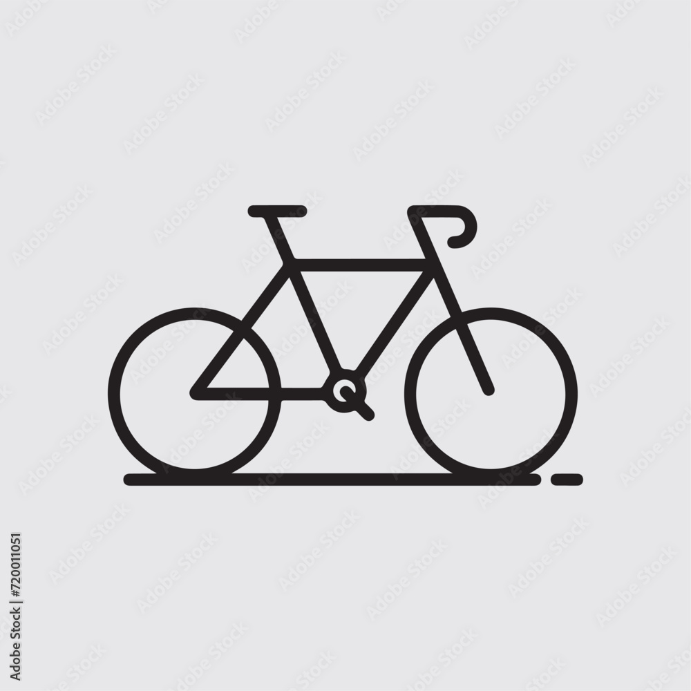 bycycle icon free vector design