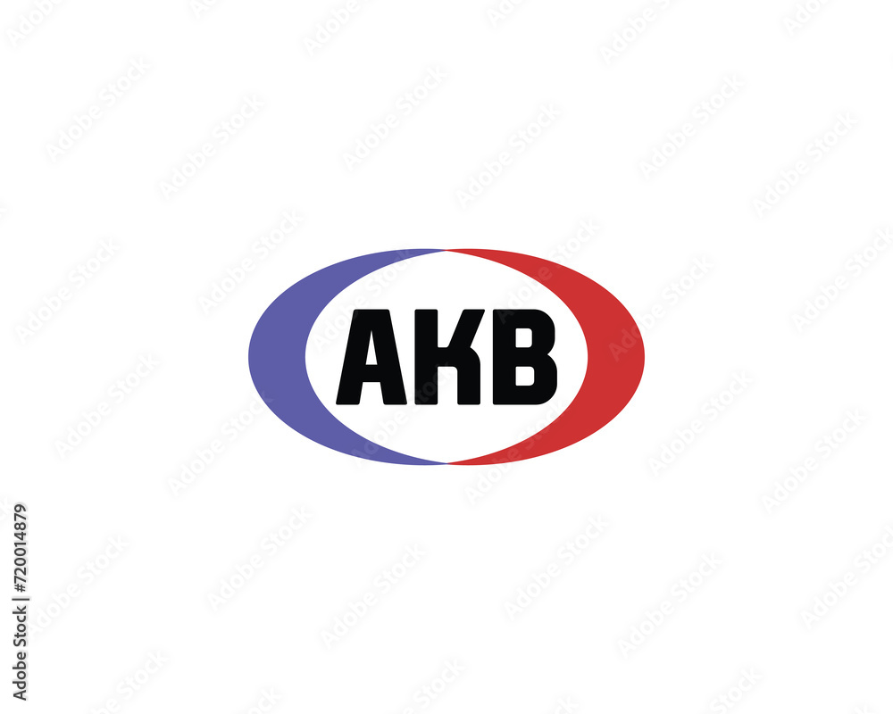 AKB logo design vector template AKB logo design vector template