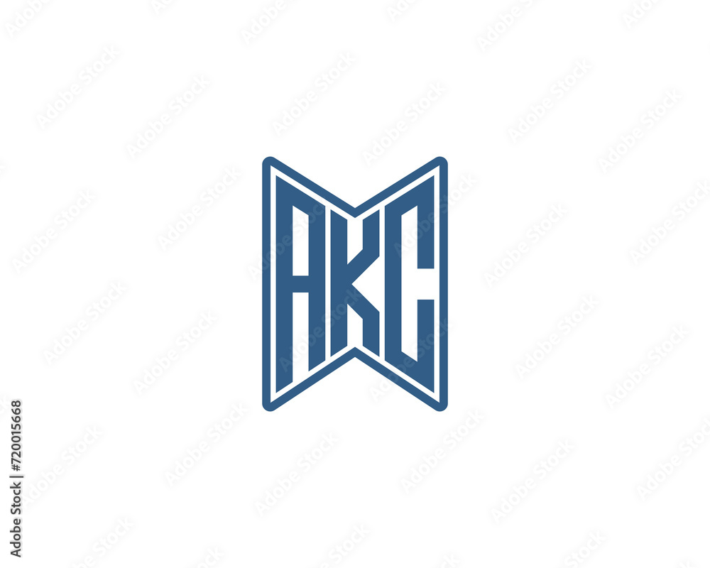 AKC Logo design vector template AKC Logo design vector template