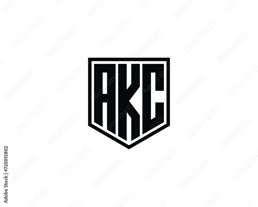 AKC Logo design vector template AKC Logo design vector template