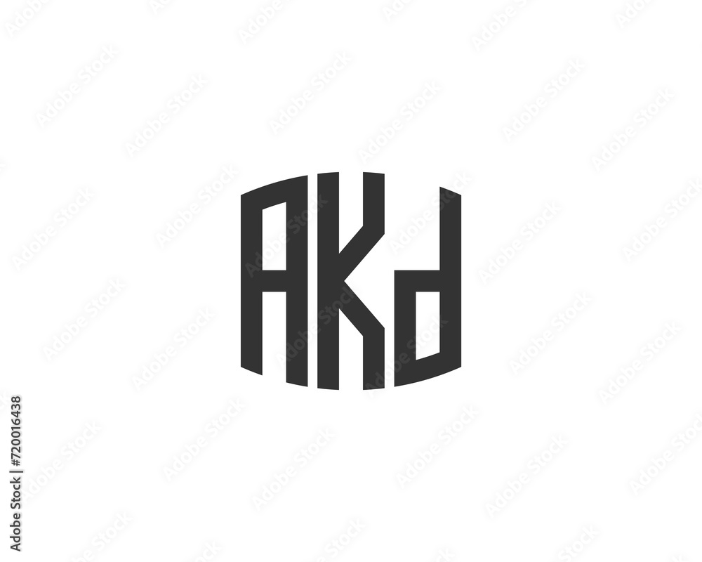 AKD logo design vector template AKD logo design vector template
