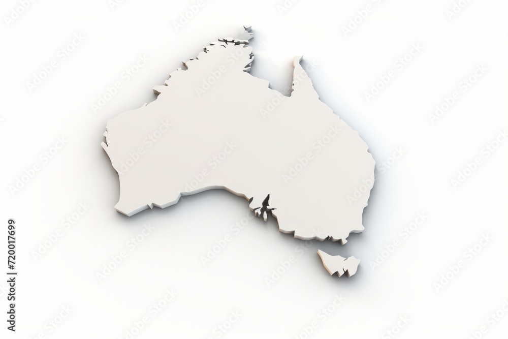 Australia Political Map Distinguishing, Generative AI