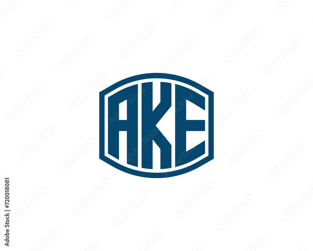 AKE logo design vector template AKE logo design vector template