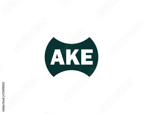 AKE logo design vector template