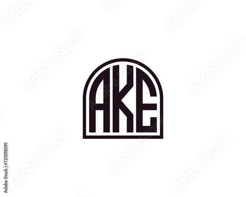 AKE logo design vector template
