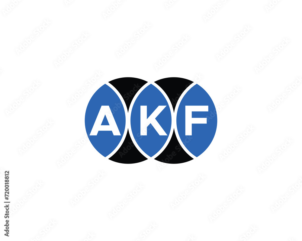 AKF logo design vector template AKF logo design vector template