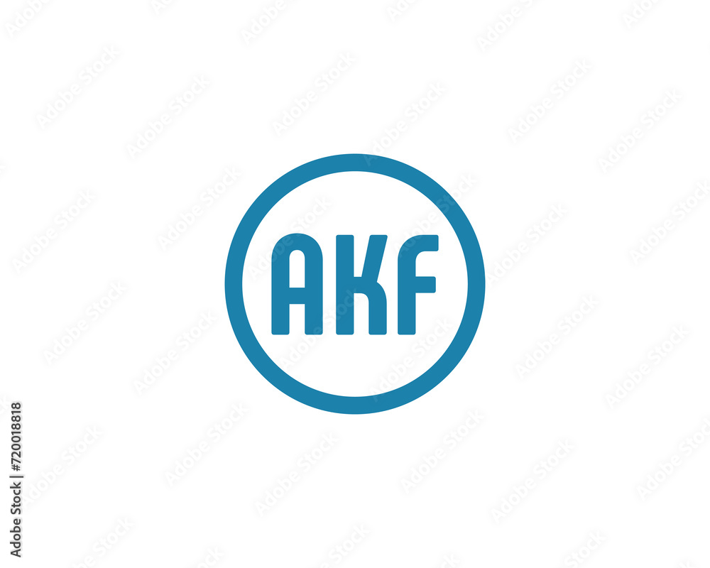 AKF logo design vector template AKF logo design vector template
