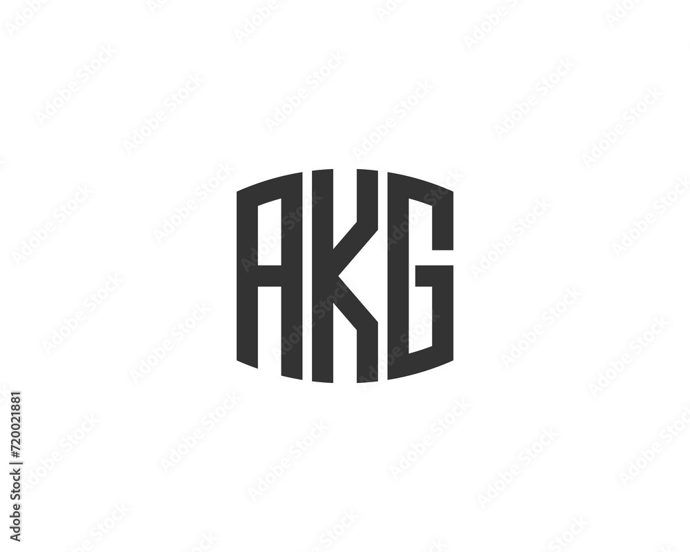 AKG Logo design vector template AKG Logo design vector template