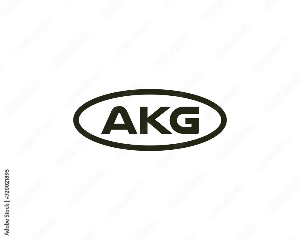 AKG Logo design vector template AKG Logo design vector template