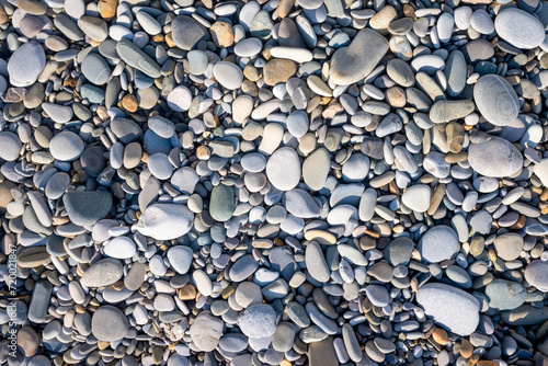 sea pebbles as a background