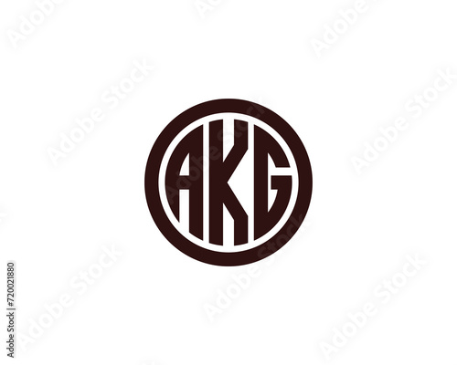 AKG Logo design vector template