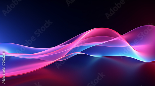 abstract background with wavy line.3d render 