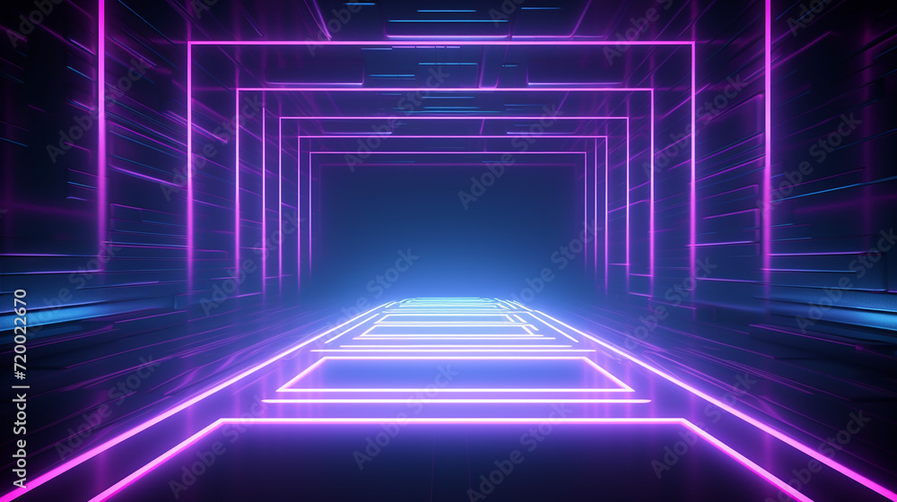 abstract geometric background with neon rays and colorful lines. 3d render. abstract geometric background with neon rays and colorful lines. 3d render.