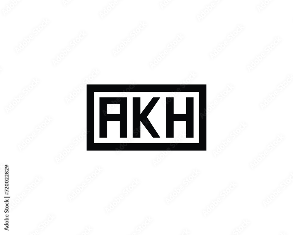 AKH Logo design vector template AKH Logo design vector template