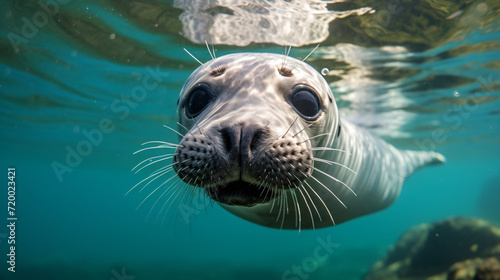 A cute seal off Southern Californias Channel Islands © Arima