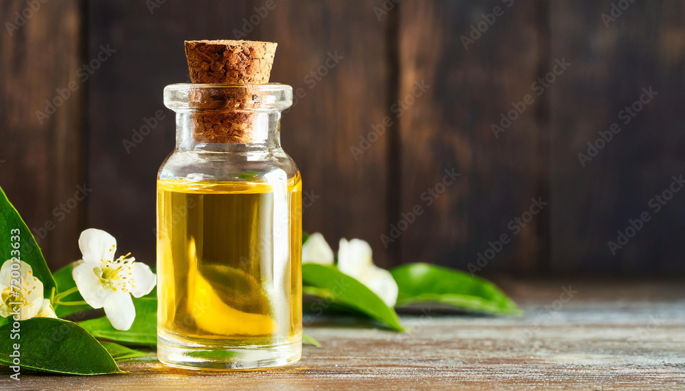 Cosmetic oil bottle background Cosmetic oil bottle background