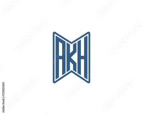 AKH Logo design vector template photo