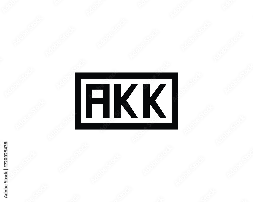 AKK Logo design vector template AKK Logo design vector template