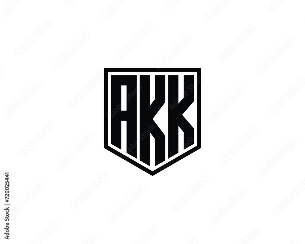 AKK Logo design vector template AKK Logo design vector template