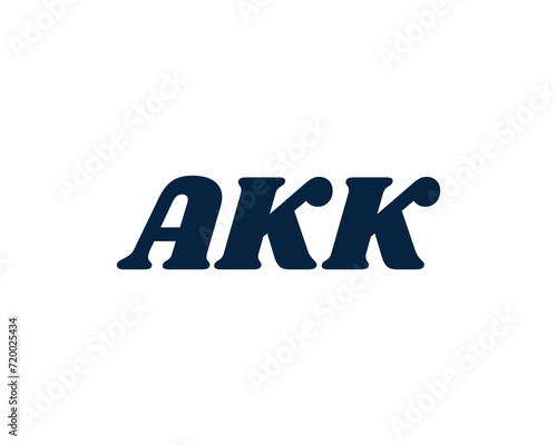 AKK Logo design vector template