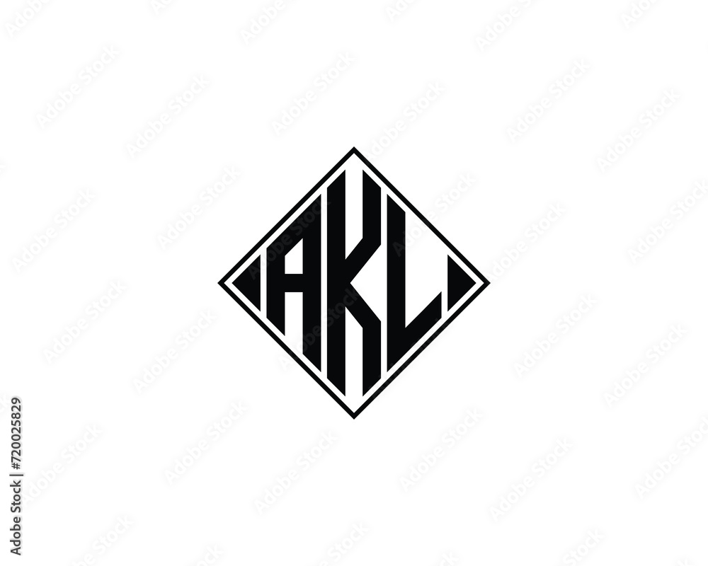 AKL logo design vector template AKL logo design vector template