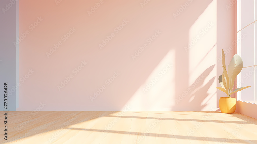 Empty room background, simple style interior design Empty room background, simple style interior design