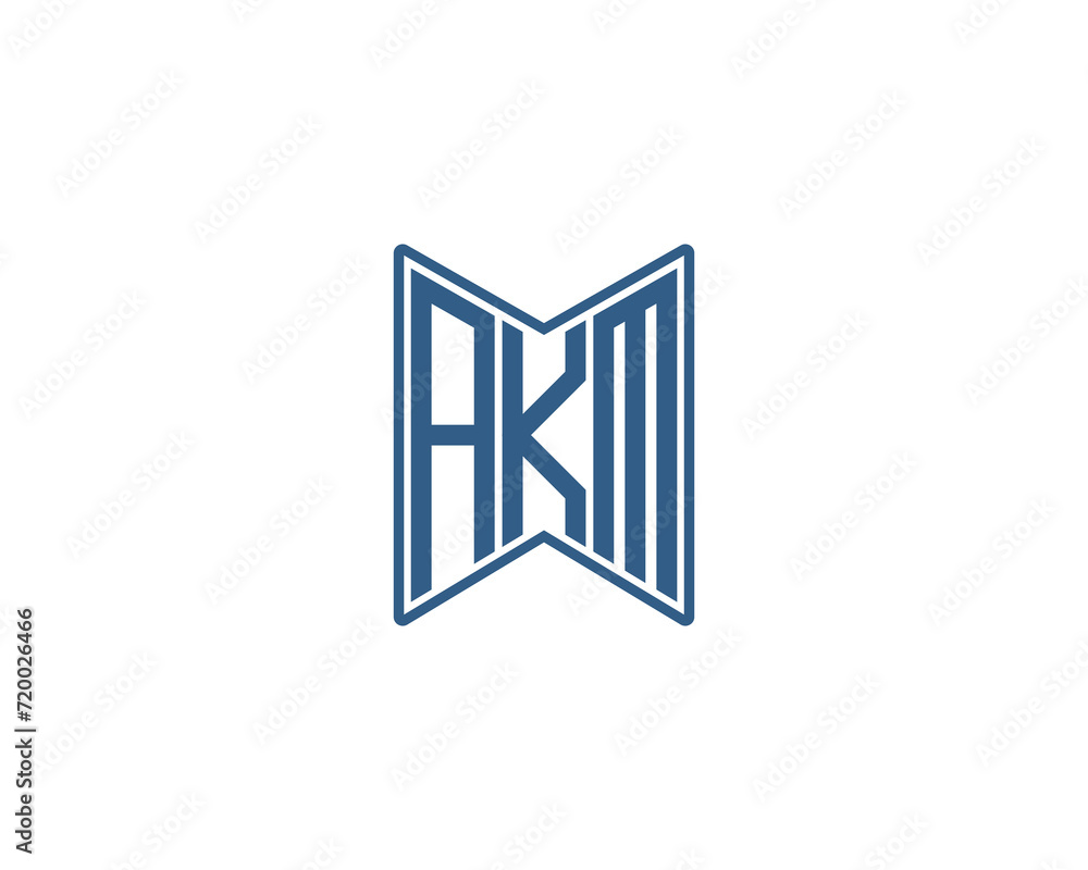 AKM logo design vector template AKM logo design vector template