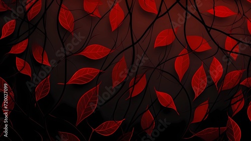 seamless background picture with leaf pattern  leaves  trees  tree branches