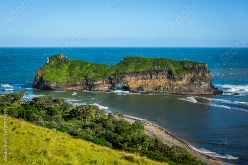 View of Hole-in-the-Wall on the eastern cape coast of South Africa
