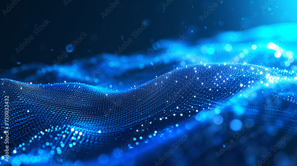 Abstract blue background template digital product material background ...