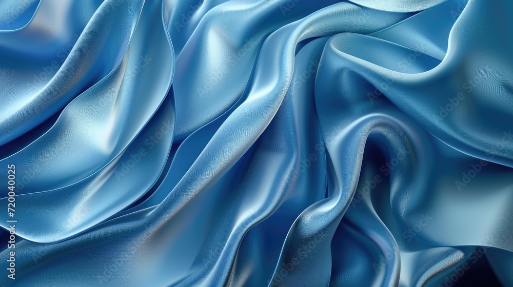 abstract blue silk folded drapery background abstract blue silk folded drapery background