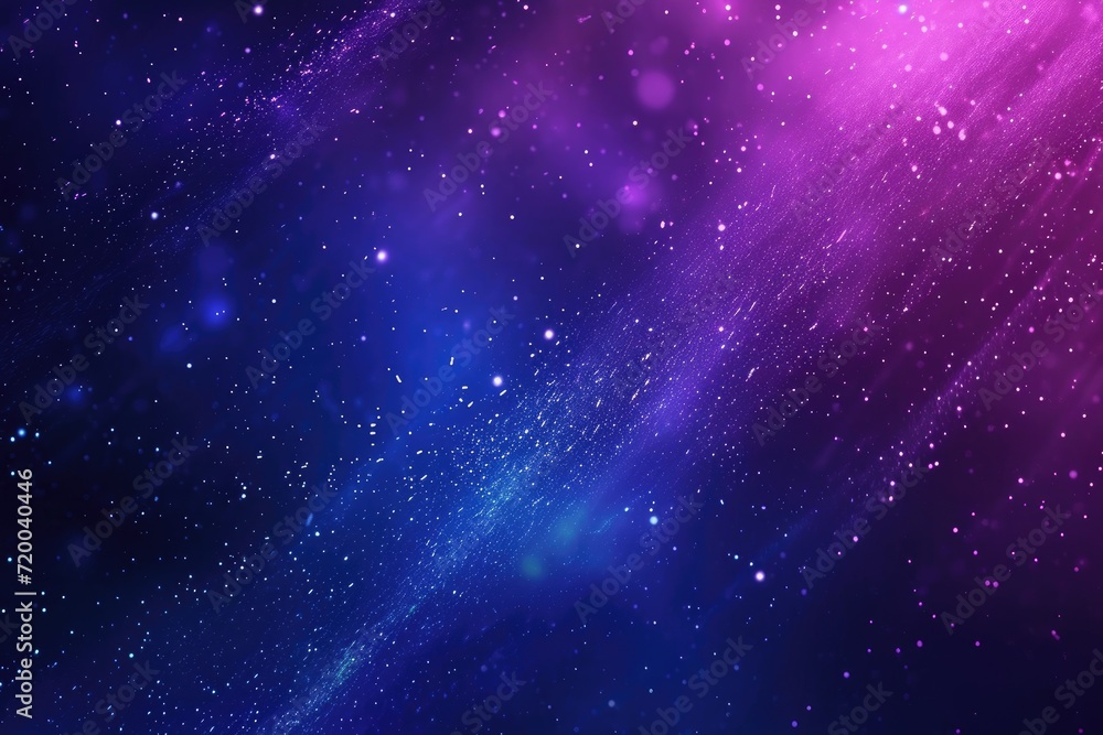 Naklejka premium Dark blue purple glowing grainy gradient background